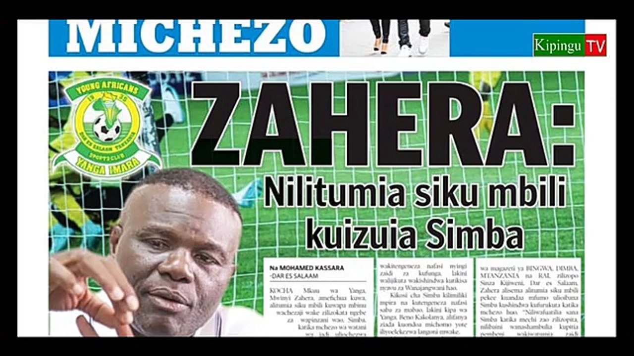 MICHEZO Magazetini Jumatano 3/10/2018:Manji Atarudi Yanga,Ataja Siku.