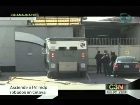 Asciende a más de 141 millones de pesos el monto de lo robado a empresa de valores en Celaya.