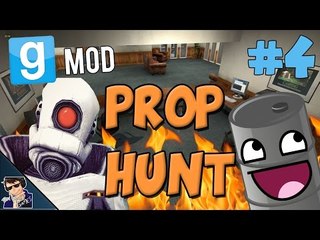 Garry's Mod Prop Hunt Gameplay - Let's Play - #4 (YOU'RE STANDING ON HIM!!!) - [60 FPS]