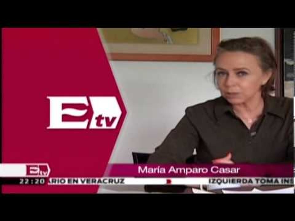 María Amparo Casar dice... comentario sobre consulta popular / Titulares de la noche Vídeo