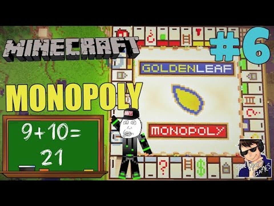 Minecraft Monopoly Gameplay - Let's Play #6 (Do you even count bro?!) - [60 FPS]