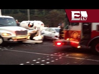 Impresionante accidente en Constituyentes a la altura de Los Pinos / Titulares Vianey Esquinca