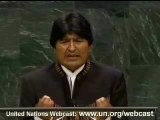 Asamblea General ONU: Evo Morales 2