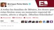 Peña Nieto felicita a los mexicanos a traves de Twitter/ Mariana H y Kimberly Armengol
