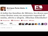 Peña Nieto felicita a los mexicanos a traves de Twitter/ Mariana H y Kimberly Armengol