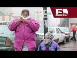 Bajas temperaturas en Monterrey /Mariana H y Kimberly Armengol