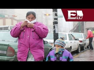 Bajas temperaturas en Monterrey /Mariana H y Kimberly Armengol