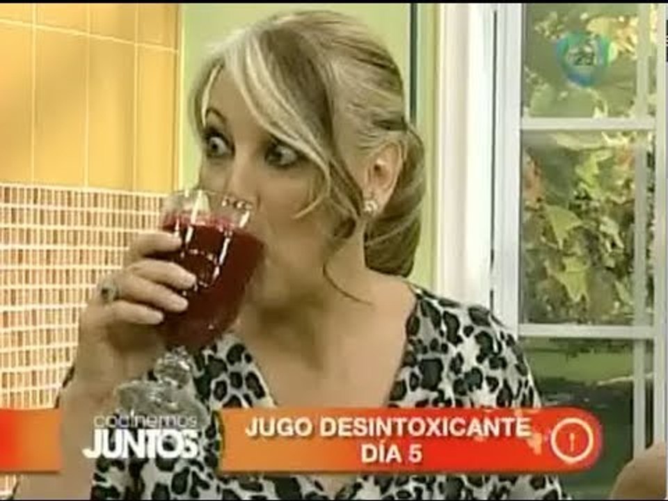 Jugo desintoxicante. Cocinemos juntos