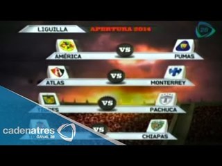 Así se jugarán los cuartos de final del Torneo Apertura 2014
