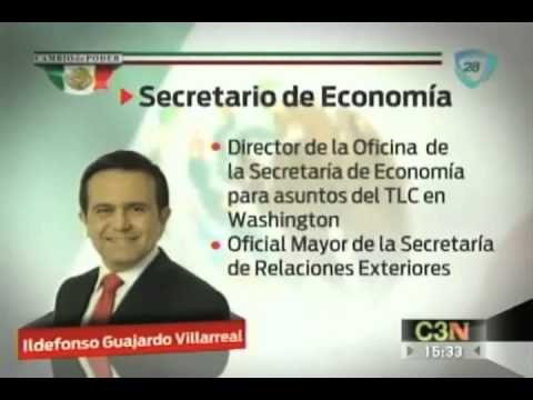 Secretarios de Medio Ambiente, Economía, Comunicaciones y Transportes, Educación Pública y Salud