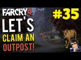 Far Cry 4 - Let's Claim an Outpost #35 - (Animal attack!!!)