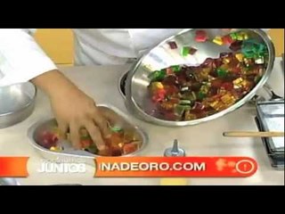 Gelatina de mosaico. Cocinemos Juntos