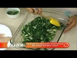 ¿Cómo hacer un delicioso filete de pescado rostizado en cama de bok choy?. Cocinemos Juntos