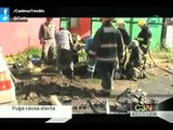Fuga de gas natural obliga el desalojo de dos escuelas en Tlalnepantla