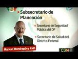 Manuel Mondragón y Kalb va a la Secretaría de Seguridad Pública