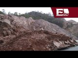 Deslave provoca cierre parcial en la autopista Monterrey-Saltillo / Kimberly Armengol