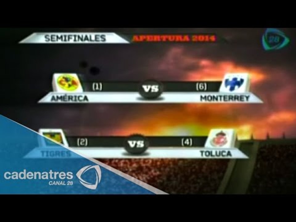 Así se jugarán las semifinales de la Liguilla del Apertura 2014