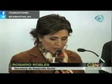 Rosario Robles presenta su gabinete