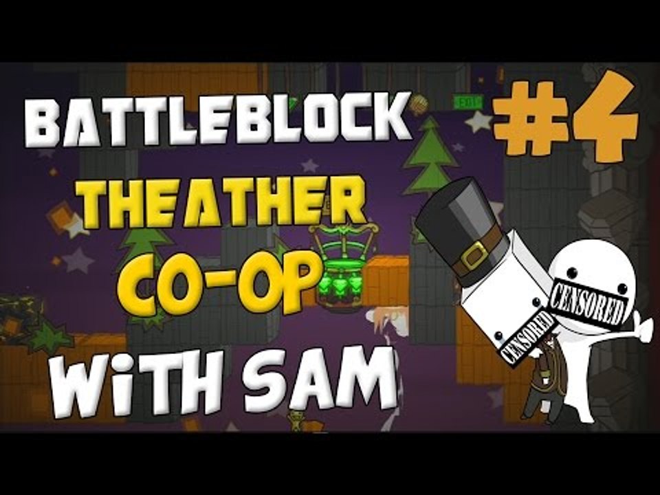 Battleblock Theater Co-op Gameplay - Let's Play - #4 (ROCKS?!?!) - [60 FPS]