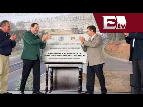 EPN inauguró ampliación de la carretera Atlacomulco - Palmillas, EdoMéx / Andrea Newman