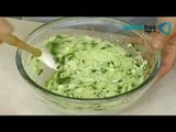 Receta de guacamole verde. Recetas de comida fáciles y rápidas. Comida mexicana