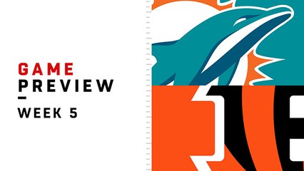 Dolphins vs. Bengals Week 5 preview | NFL Playbook