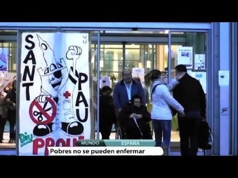 La crisis económica le pega al sector salud español