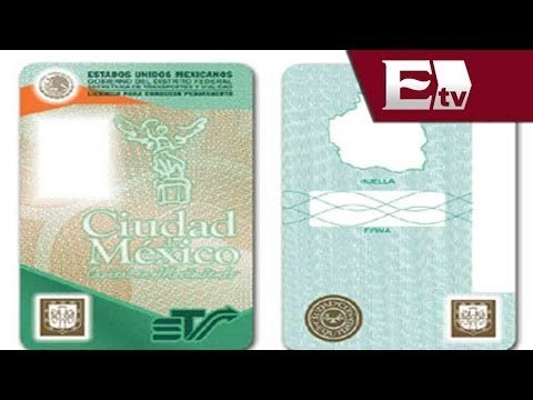 Aumenta el número de licencias de conducir tipo A en el Distrito Federal / Titulares de la noche
