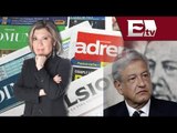 Andrés Manuel López Obrador reaparece / Duro y a las Cabezas con Ivonne Melgar