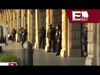 Aumenta seguridad en el Zócalo capitalino por presencia de la CNTE/ Comunidad Yazmin Jalil