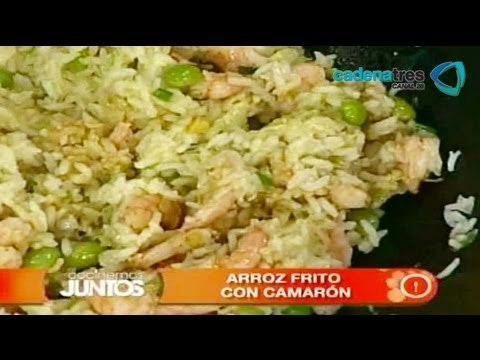 Receta de arroz frito con camarón. Recetas de comida fáciles y rápidas