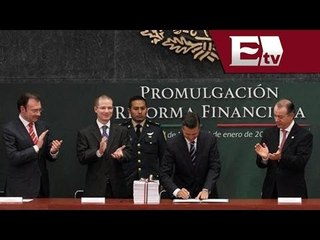 Olegario Vázquez Aldir participa en el evento de promulgación de Reforma Financiera / Dinero