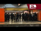 Vagoneros se enfrentan con policías en estación Candelaria / Excélsior informa