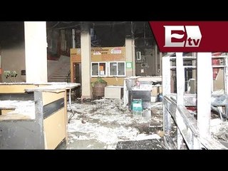 Saquean tiendas de Apatzingán / Titulares de la noche con Gloria Contreras