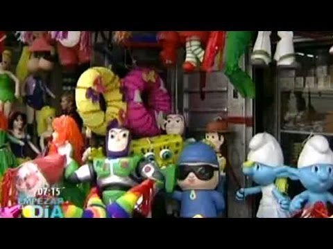 Las piñatas, una insignia de las posadas