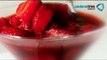 Receta de fresas con salsa de caramelo al balsámico. Receta postres / Recipe of desserts