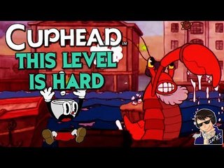 THIS LEVEL IS HARD!!! - Cuphead Co-op Funny Moments