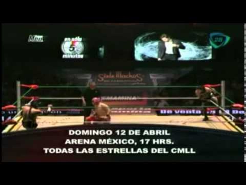 Último Dragoncito vs Pequeño Universo Tercera caída CMLL