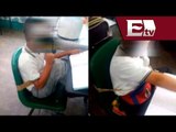 Maestra amarra a niños a sus sillas porque lo permite la Reforma Educativa / Vianey Esquinca