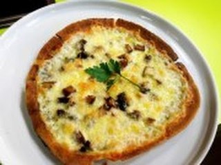 Pizza con portobello y pesto // recetas de pizzas