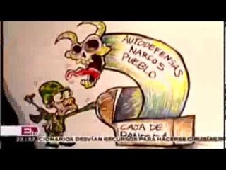 La mano negra del Cartún Pérez "Violencia en Michoacán" / Titulares de la noche