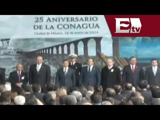 Peña Nieto encabeza ceremonia por el 25 aniversario de la Conagua  / Andrea Newman