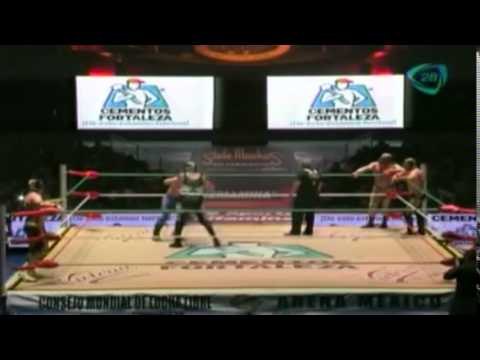 Oro Jr vs Sangre Azteca Segunda Caída CMLL