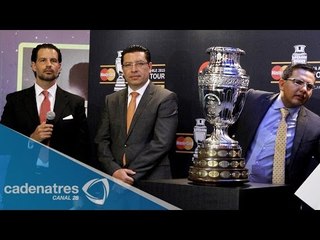 El DF recibe el trofeo de la Copa América
