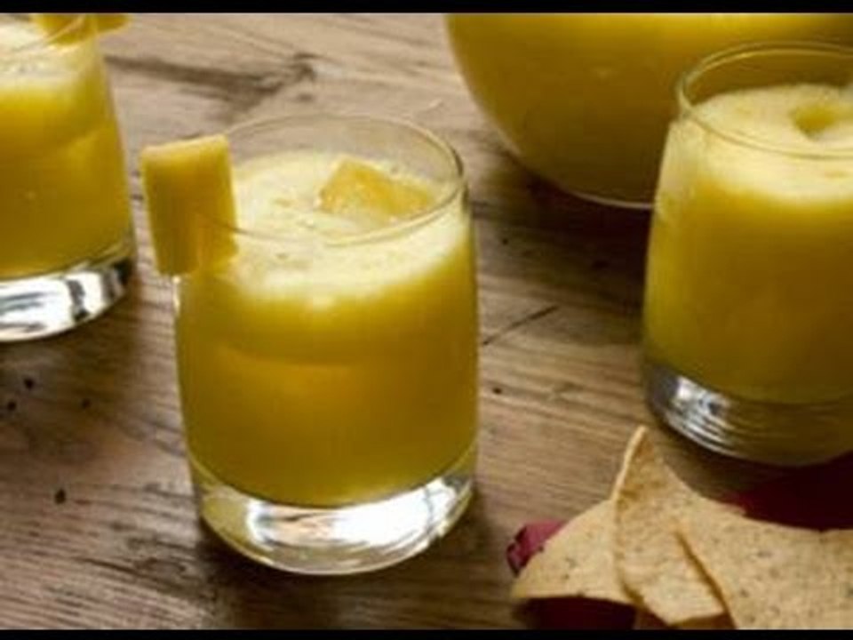 Agua fresca de piña y naranja // Cómo hacer agua de piña