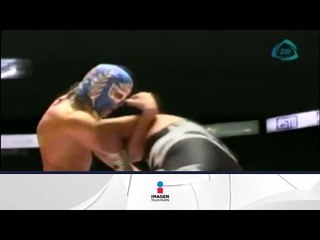 Oro Jr vs Sangre Azteca Primera Caída CMLL