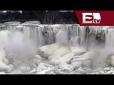 Cataratas del Niágara se encuentran congeladas / Global