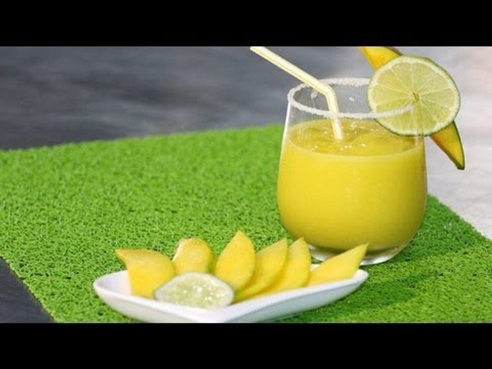 Limonada de mango y jengibre Receta