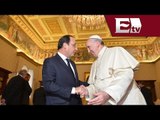 Papa Francisco recibe al presidente de Francia en El Vaticano/ Global Paola Barquet