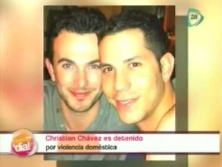 Christian Chávez es arrestado por violencia doméstica